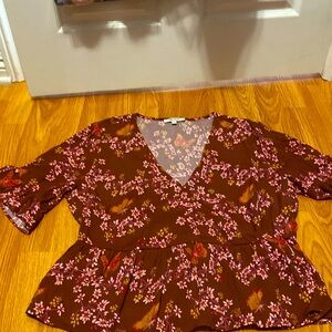 Madewell butterfly blouse